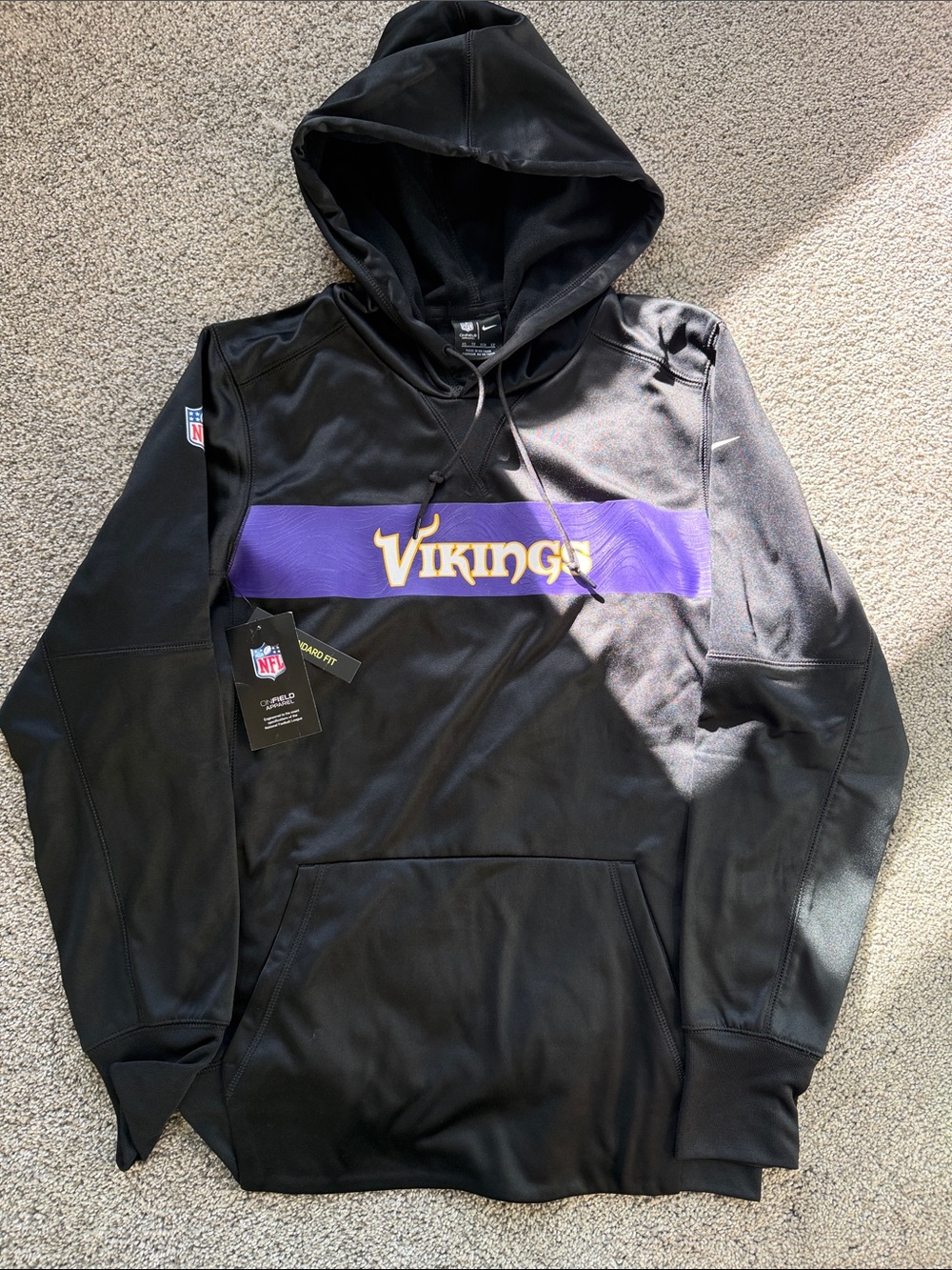 Nike Black Minnesota Vikings Hoodie - XS